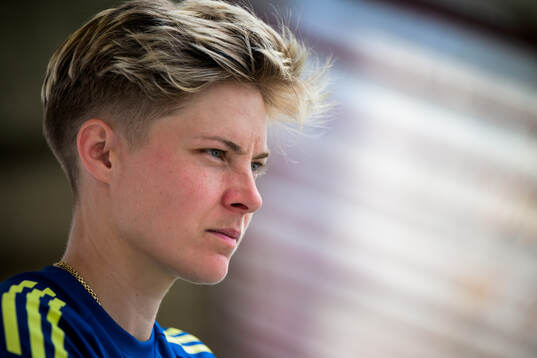 Lina Hurtig of the Swedish women’s national football team