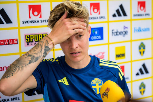 Lina Hurtig of the Swedish women’s national football team