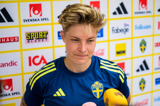 Lina Hurtig of the Swedish women’s national football team