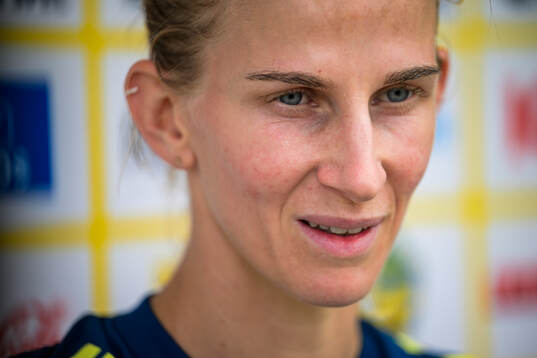 Sofia Jakobsson of the Swedish women’s national football