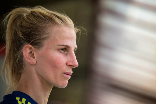 Sofia Jakobsson of the Swedish women’s national football