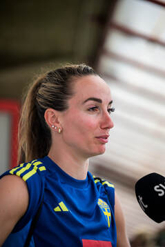 Kosovare Asllani of the Swedish women’s national football