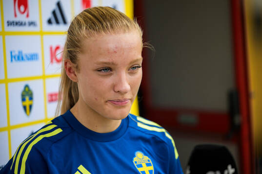 Smilla Holmberg of the Swedish women’s national football
