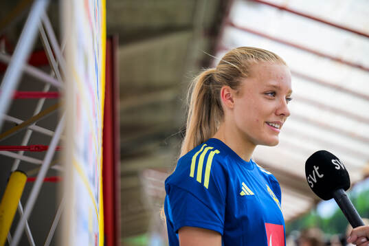 Smilla Holmberg of the Swedish women’s national football