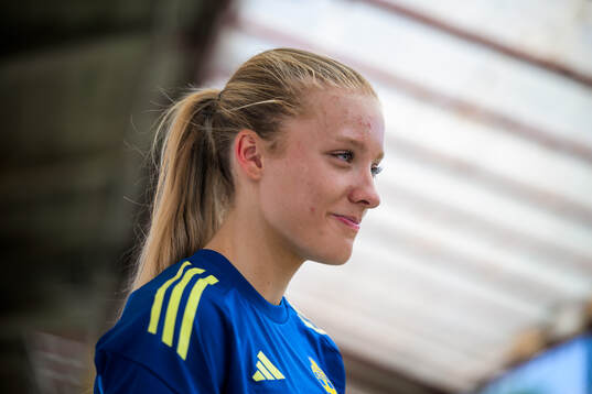Smilla Holmberg of the Swedish women’s national football