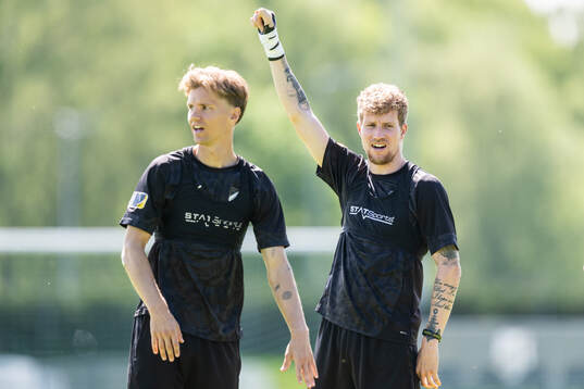 Häckens Samuel Leach Holm och Simon Gustafson