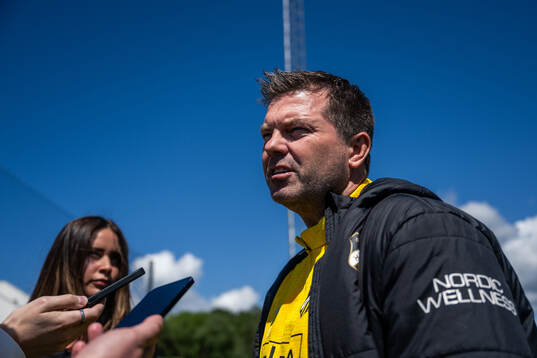 Häckens tränare Jens Gustafsson