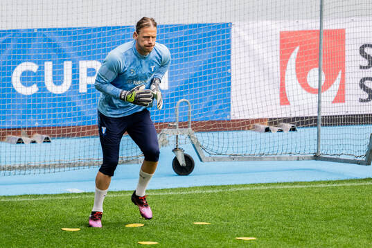 Malmö FFs målvakt Johan Dahlin