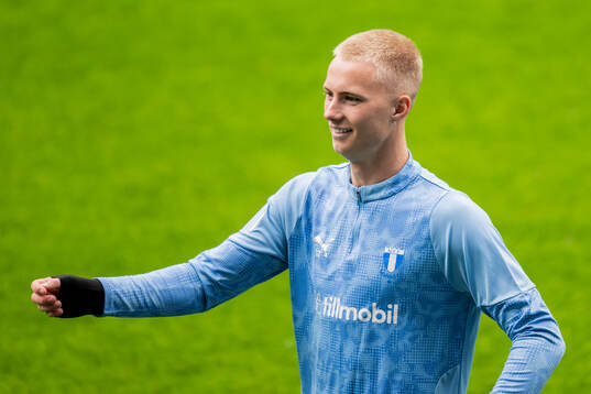 Malmö FFs Daniel Gudjohnsen
