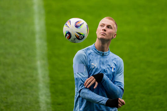 Malmö FFs Daniel Gudjohnsen