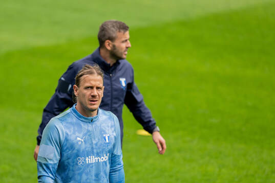Malmö FFs målvakt Johan Dahlin