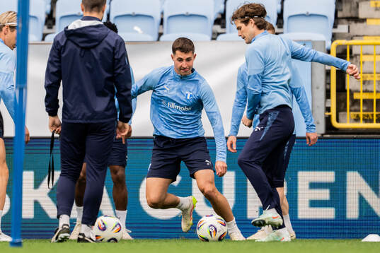 Malmö FFs Lasse Berg Johnsen och Oliver Berg