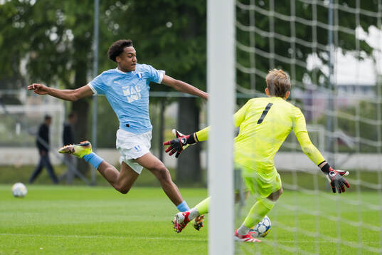 Malmö FFs Theodor Lundbergh och Hammarbys Elton