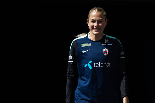 Guro Bergsvand of the Norwegian women's national football