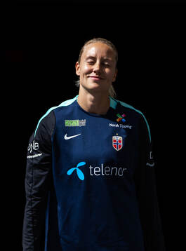 Lisa Naalsund of the Norwegian women's national football