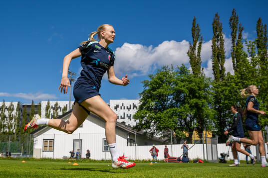 Karina Sævik of the Norwegian women's national football