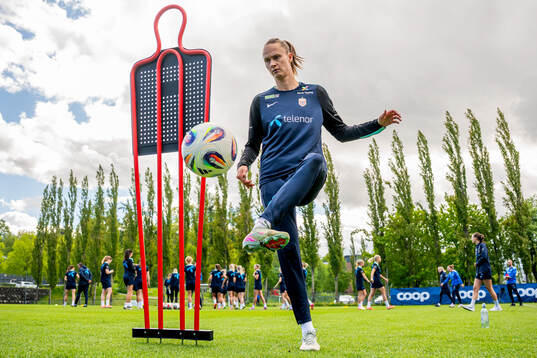 Caroline Graham Hansen of the Norwegian women's national