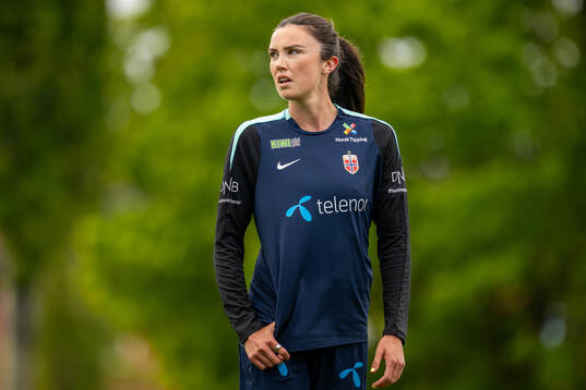 Ingrid Syrstad Engen of the Norwegian women's national