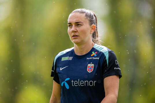 Vilde Bøe Risa of the Norwegian women's national football