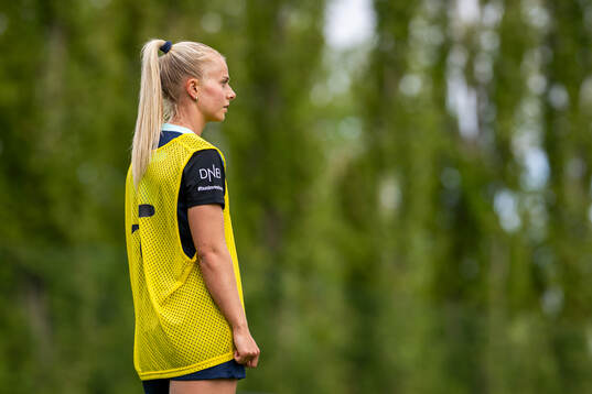 Emilie Woldvik of the Norwegian women's national football