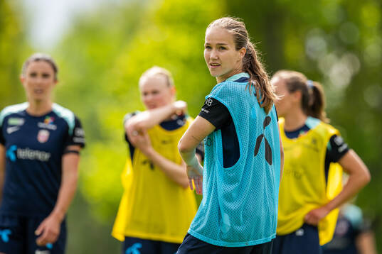 Guro Reiten of the Norwegian women's national football team