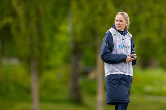 Gemma Grainger, head coach of the Norwegian women's