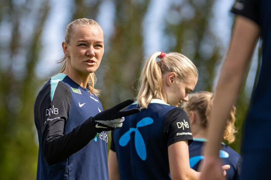 Frida Maanum of the Norwegian women's national football team