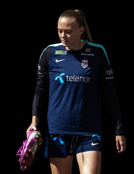 Synne Sofie Kinden Jensen of the Norwegian women's national