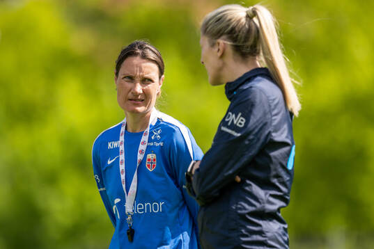 Ingvild Stensland, assistant coach of the Norwegian women's
