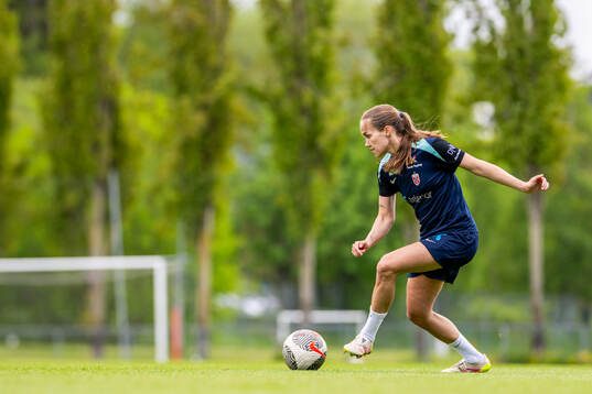Guro Reiten of the Norwegian women's national football team