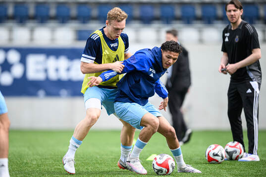 Gefles Eddie Hiekkanen och Malik Mokédé