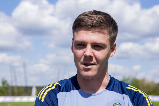 Emil Holm of the Swedish men's national football team