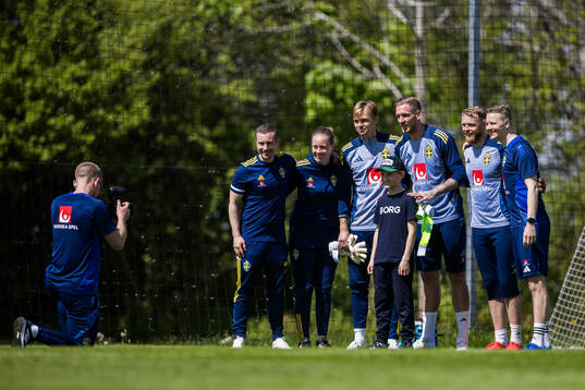 Goalkeepers Andre Picornell, Robin Olsen, Viktor Johansson