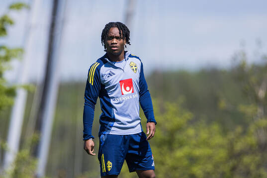 Jeremy Agbonifo of the Swedish men's national football team