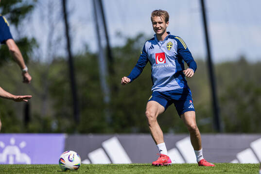 Benjamin Nygren of the Swedish men's national football team