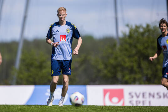 Hugo Larsson of the Swedish men's national football team