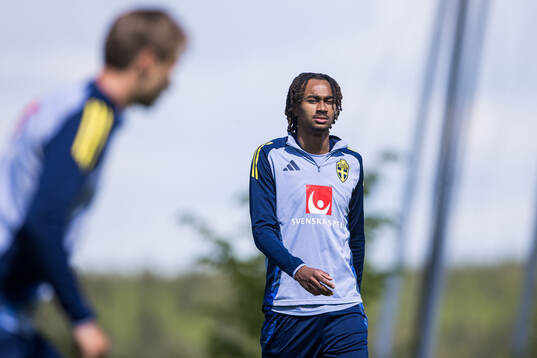 Jonah Kusi Asare of the Swedish men's national football team