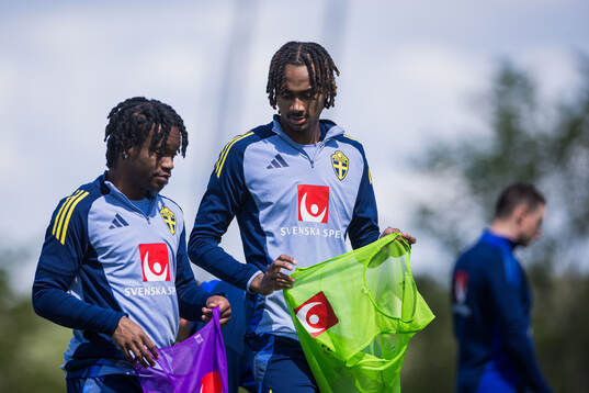 Jeremy Agbonifo and Jonah Kusi Asare of the Swedish men's