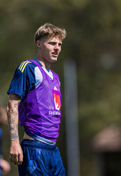 Lukas Björklund of the Swedish men's national football team