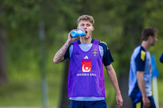 Lukas Björklund of the Swedish men's national football team