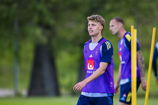 Lukas Björklund of the Swedish men's national football team