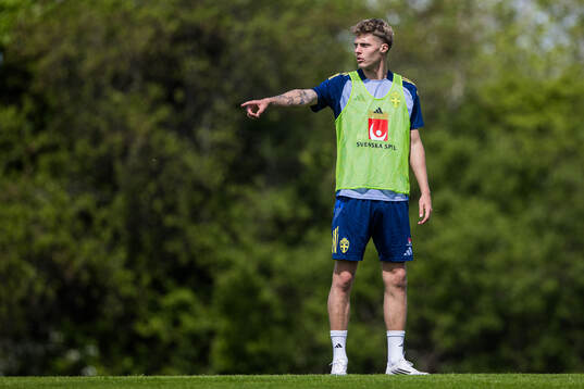 Lukas Björklund of the Swedish men's national football team