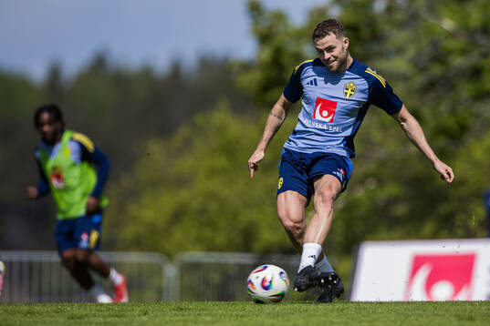 Gabriel Gudmundsson of the Swedish men's national football