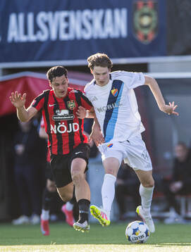 Brommapojkarnas Kevin Ackermann och Djurgårdens August