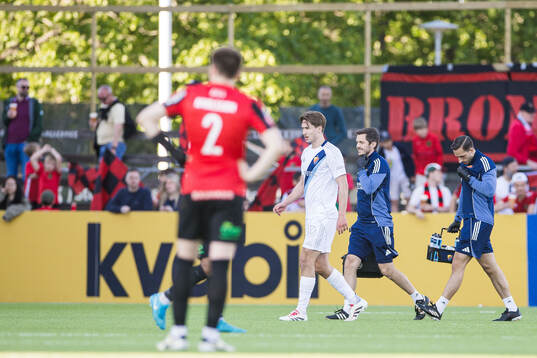 Djurgårdens Miro Tenho har ont