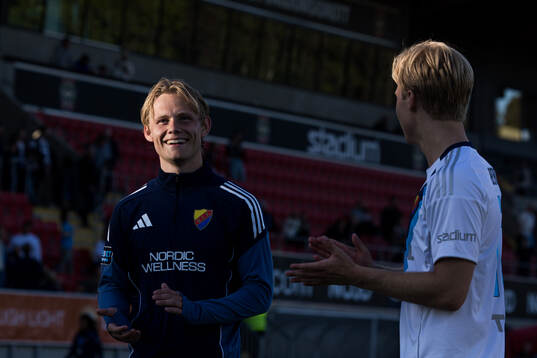 Djurgårdens Tobias Gulliksen jublar