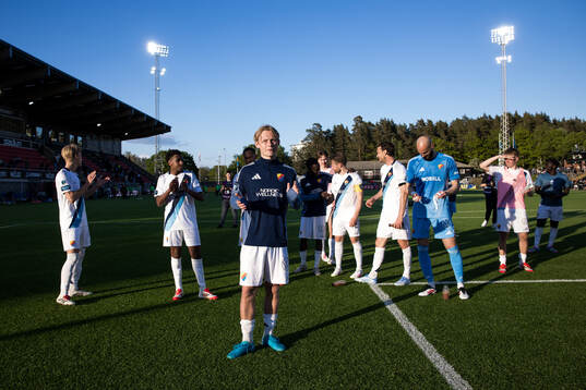 Djurgårdens Tobias Gulliksen jublar