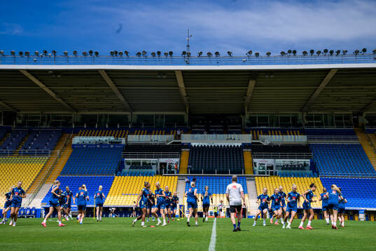 Players of the Swedish women’s national football team