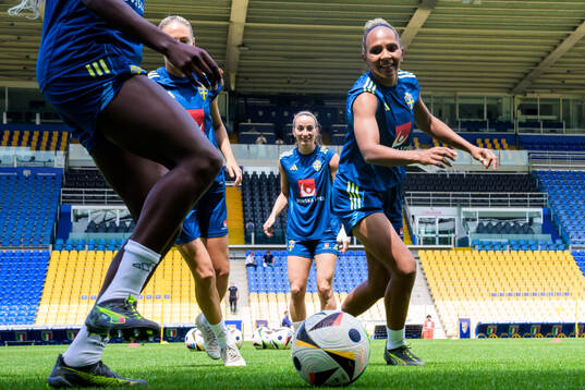 Madelen Janogy of the Swedish women’s national football