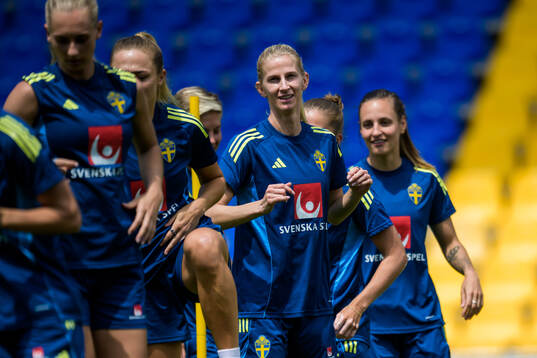 Sofia Jakobsson of the Swedish women’s national football